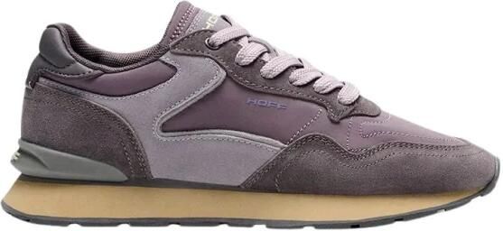 Hoff City Retro Lila Leren Sneakers - Foto 2