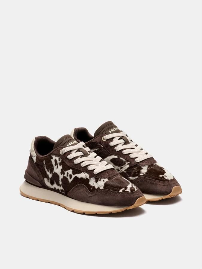 THE HOFF BRAND Lage Sneakers City Print Suède Bruin - Foto 11