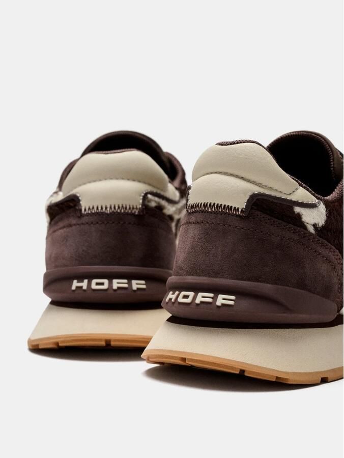 THE HOFF BRAND Lage Sneakers City Print Suède Bruin - Foto 10