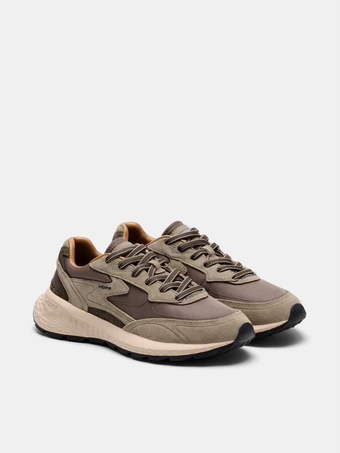 Hoff Leren sneakers City Mkii bruin groenbruin - Foto 6