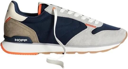 THE HOFF BRAND Lage Sneakers Heren Delos Suède Blauw