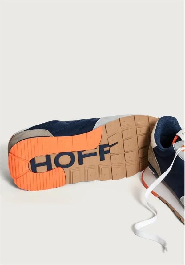 THE HOFF BRAND Lage Sneakers Heren Delos Suède Blauw - Foto 4