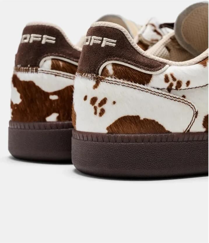 HOFF Park leren suède sneakers donkerbruin - Foto 3
