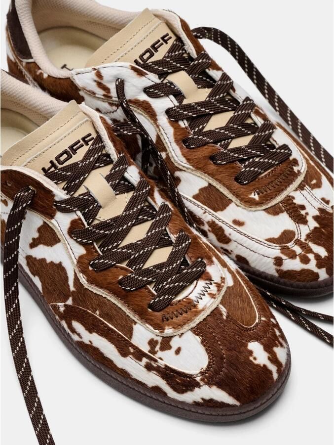 HOFF Park leren suède sneakers donkerbruin - Foto 7
