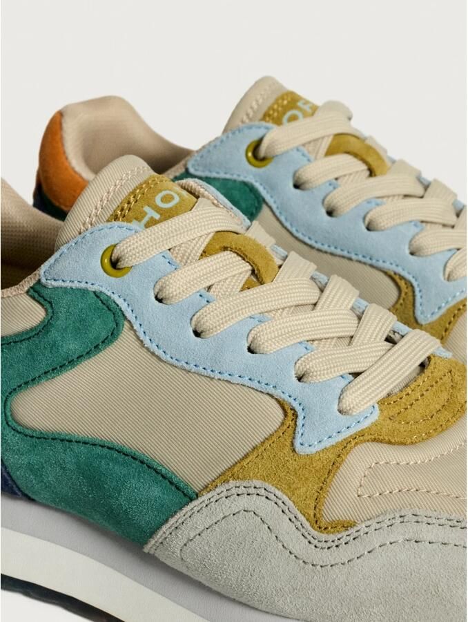 Hoff Retro Style Sneaker met Logo Detail