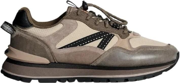 THE HOFF BRAND Lage Sneakers Heren City Off Road Maat: 45 Materiaal: Leer Kleur: Grijs - Foto 4