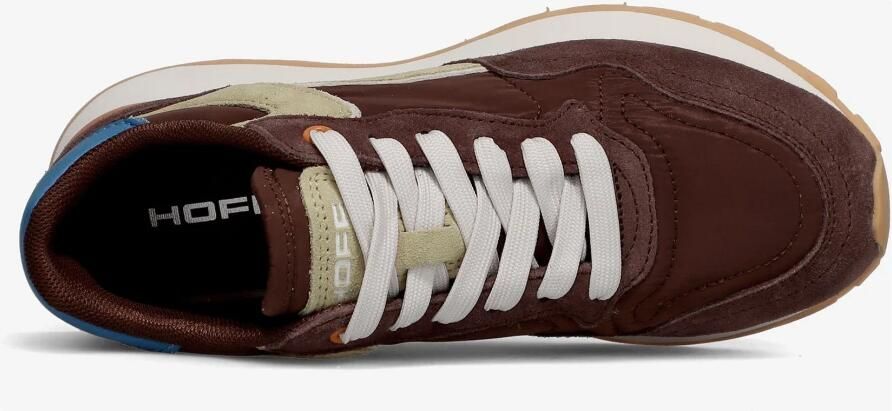 The Hoff Brand Dames Lage sneakers City Bruin Textiel - Foto 2