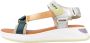 Hoff Moderne Velcro Platte Sandalen Multicolor Dames - Thumbnail 9