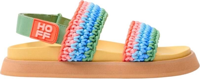 Hoff Multicolor Gevlochten Sandaal Memory Foam Technologie Multicolor Dames
