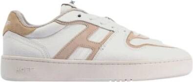 Hoff Nude Leren Tennissneakers Wit Dames