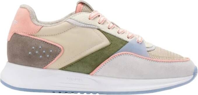 Hoff Oranje Casual Textiel Sneakers Multicolor Dames