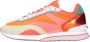 THE HOFF BRAND Lage Sneakers Dames Passion Fruit Art Maat: 41 Materiaal: Suède Kleur: Oranje - Thumbnail 2