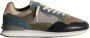 Hoff Ademende Sneakers met Leren Zijstukken Multicolor Heren - Thumbnail 2