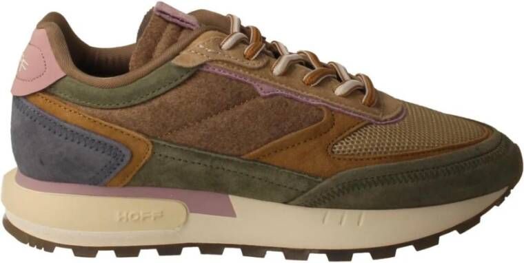 Hoff Sneakers Dames Lage sneakers Damesschoenen Suède Goa Groen combi - Foto 7