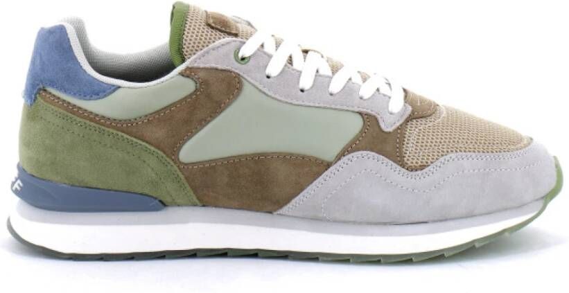Hoff Sneakers Heren Lage sneakers Herenschoenen Suède Baku Groen combi - Foto 4