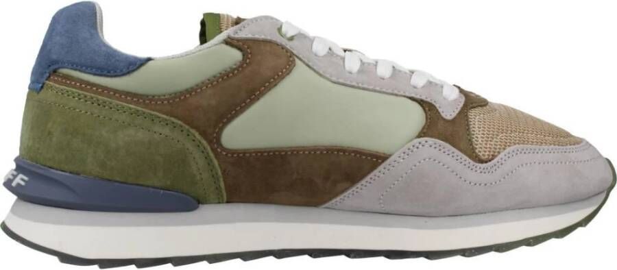 Hoff Sneakers Heren Lage sneakers Herenschoenen Suède Baku Groen combi - Foto 3