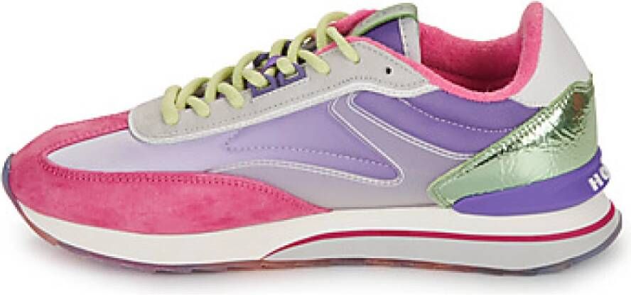 Hoff Paarse Casual Textiel Sneakers Multicolor Dames - Foto 2