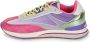 Hoff Paarse Casual Textiel Sneakers Multicolor Dames - Thumbnail 2