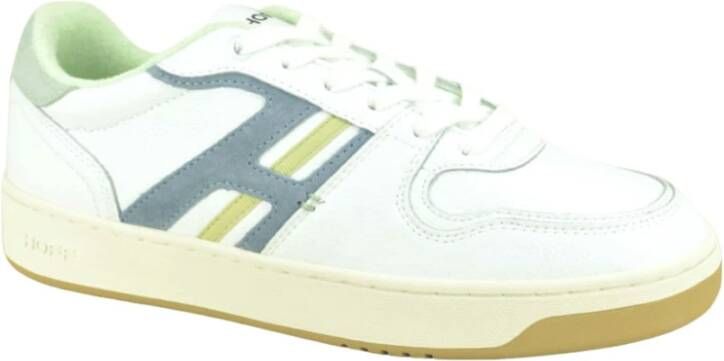 Hoff Wit + Blauw Sneaker N. DZ White Heren