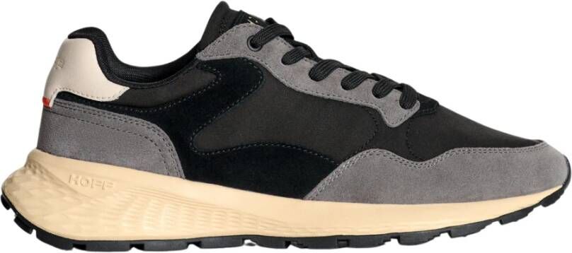 Hoff Zwarte Sneaker met Wafelzool - Foto 2