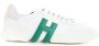 Hogan Groene Sneakers Regular Fit Geschikt voor Alle Temperaturen 100% Leer Green Heren - Thumbnail 1