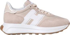 Hogan 641 Hardloopschoenen in Wit Bimat Beige Dames