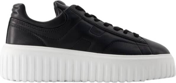 Hogan Allacciato Sneakers in Noir Nero Zwart Dames