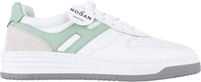 Hogan Basketbalschoen Leren Sneakers White Dames