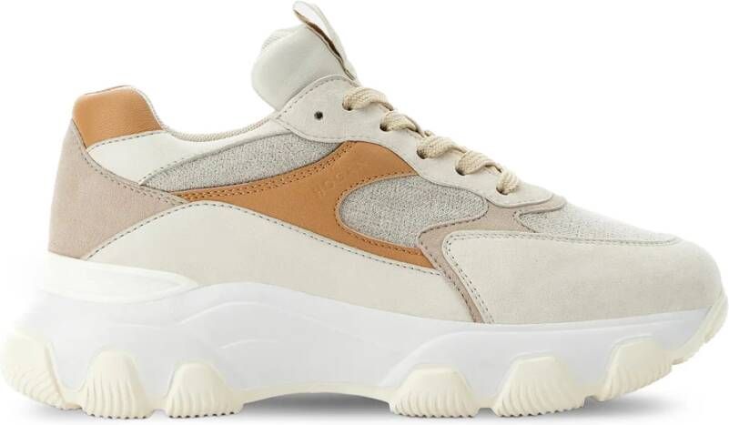 Hogan Beige Hyperactive Sneakers Vrouwen Stijl Multicolor Dames