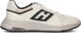 HOGAN Lage Sneakers Heren Hyperlight Allacciato Maat: 8 Materiaal: Leer Kleur: Wit - Thumbnail 1