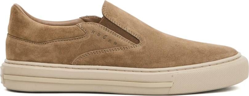 Hogan Beige Instap Sneakers voor Mannen