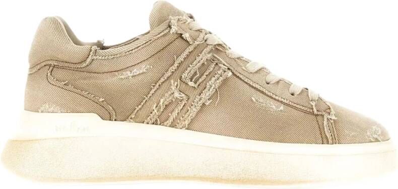 Hogan Beige Katoenen Sneakers met Memory Foam Beige Heren