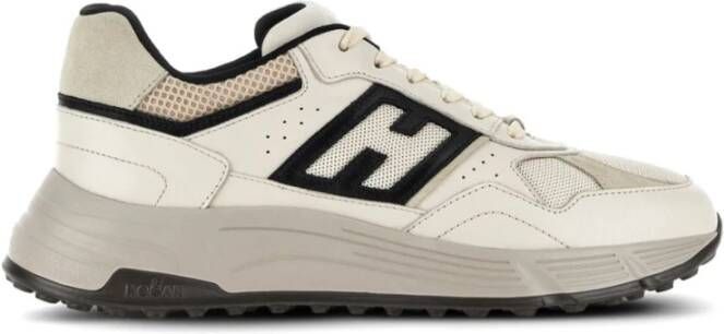 Hogan Beige Leren Sneakers Hyperlight Aw24