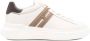 Hogan Beige Leren Sneakers met Bruine Zool - Thumbnail 1