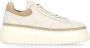 Hogan Beige leren sneakers met logo detail - Thumbnail 1