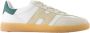 Hogan Beige Leren Sneakers Ronde Neus - Thumbnail 1