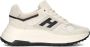 HOGAN Sneakers Dames Combi Mesh Sneaker Maat: 39 Materiaal: Leer Kleur: Beige - Thumbnail 1