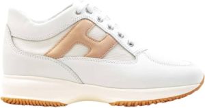 Hogan Beige Platte Schoenen met Interactief Design Beige Dames