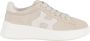 Hogan Beige Rebel Sneakers met leren details - Thumbnail 1