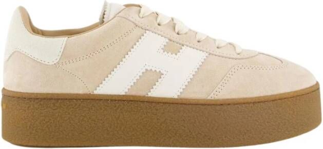 Hogan Beige Sneaker voor dames