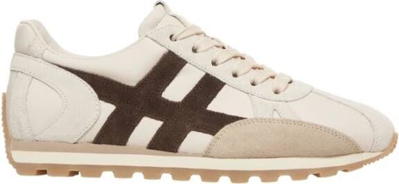 Hogan Beige Sneakers Sporty Elegance