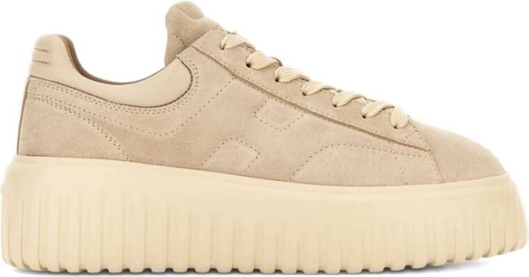 Hogan Beige Sneakers voor Vrouwen
