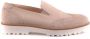 Hogan Beige Suède Dames Mocassin Lente Zomer - Thumbnail 1