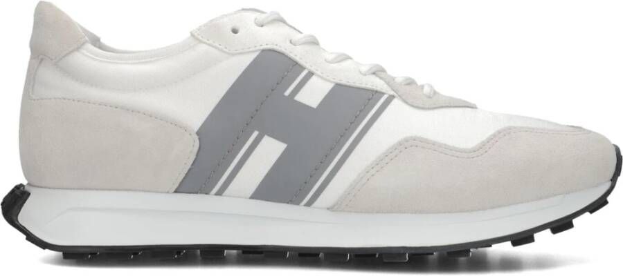 HOGAN Lage Sneakers Heren Hxm6010eg01 Maat: 43 5 Materiaal: Suède Kleur: Beige