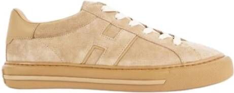 Hogan Beige Suède Leren Sneakers
