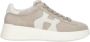 Hogan Beige Suède Leren Sneakers voor Dames Beige Dames - Thumbnail 1