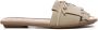 Hogan Beige Suède Sandalen met Franjes en Strik - Thumbnail 1