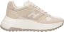 Hogan Beige Suède Sneakers met Memory Foam - Thumbnail 1