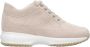Hogan Beige Suède Veterschoenen - Thumbnail 1