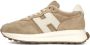 Hogan Beige Suède Veterschoenen - Thumbnail 1